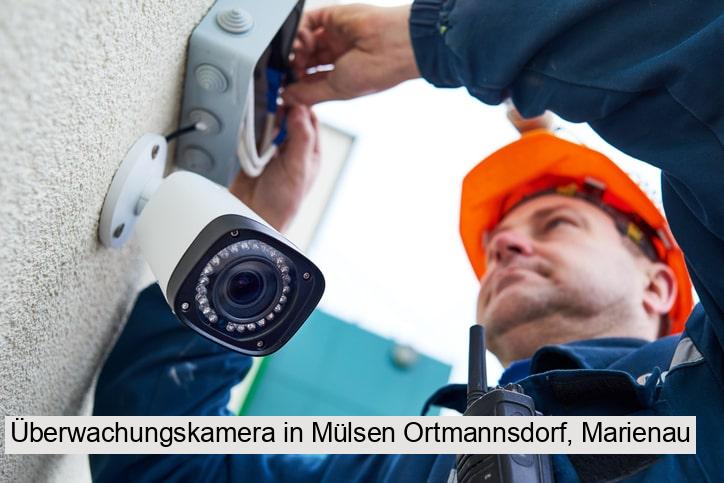 Überwachungskamera in Mülsen Ortmannsdorf, Marienau